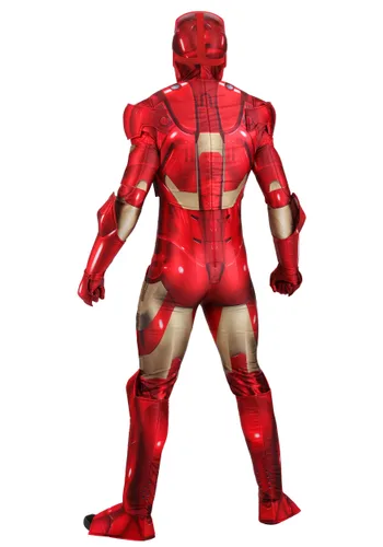 Vista 3 de Disfraz Premium de Hombre Iron Man de Marvel Multicolor