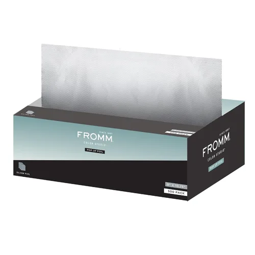 Vista 10 de Fromm Láminas emergentes en relieve con estampado de guepardo, papel de aluminio para resaltar el cabello, suministros de cosmetología, esenciales