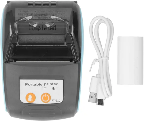 Vista 7 de Pomya Mini impresora de bolsillo, impresora térmica Bluetooth de recibos para iOS Android y 2.283 in portátil pequeña impresora de billetes POS