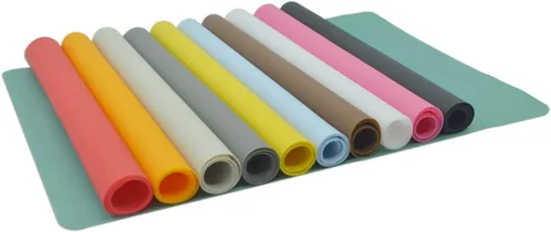 Vista 5 de Manteles individuales de silicona, antideslizantes de grado alimenticio, impermeables, para comedor, resistentes a las manchas, protector