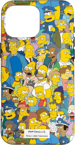Vista 19 de The Simpsons Springfield Characters Print - Carcasa para iPhone 17