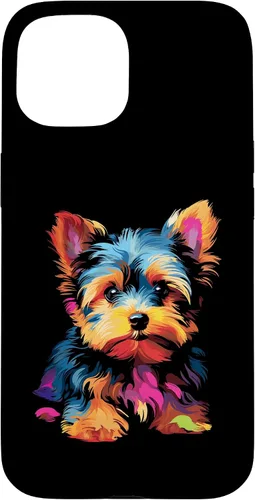 Vista 6 de Funda para iPhone 11 Yorkie Puppy