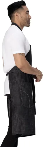 Vista 4 de Chef Works Delantal con pechera unisex Corvallis