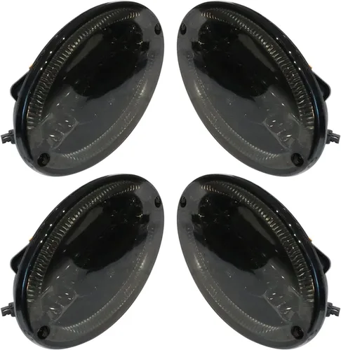 Vista 4 de Corvette C5 - Luces traseras LED para freno, lámpara de freno compatible con Chevy C5 Corvette 1997-2004 (NEGRO), sin arnés Hyperflash LFMOT00990