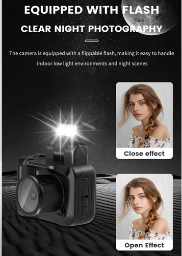 Vista 6 de Mini cámara llavero - 1080P HD, más pequeña del mundo, KeyCam con 6 filtros, duración de la batería de 100 minutos, memoria de 32 GB para estudiantes
