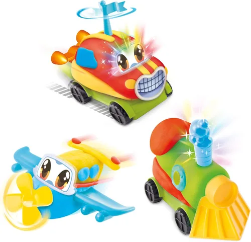 Vista 4 de Canal Toys Power Dough Vehicles - Masa interactiva de caja grande (20 piezas)