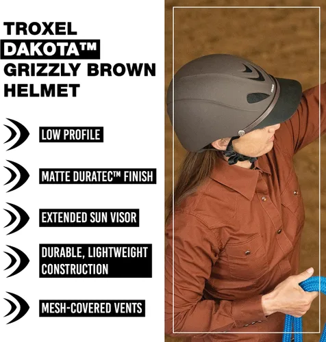 Vista 2 de Troxel Troxel Dakota Horseback Riding Helmet