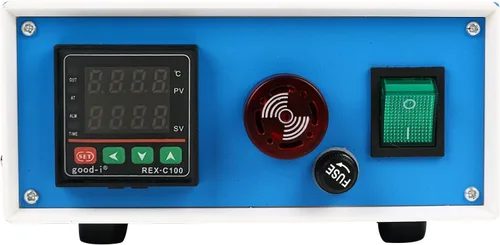 Vista 12 de Controlador de temperatura PID, pantalla digital REX-C100 Caja de controladores de temperatura con relé de estado sólido SSR 40DA y sonda termopar