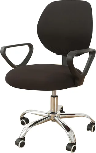 Vista 20 de MIFXIN - Fundas elásticas para silla de oficina de Jacquard, 2 piezas para sillas de escritorio o de la computadora, protector universal