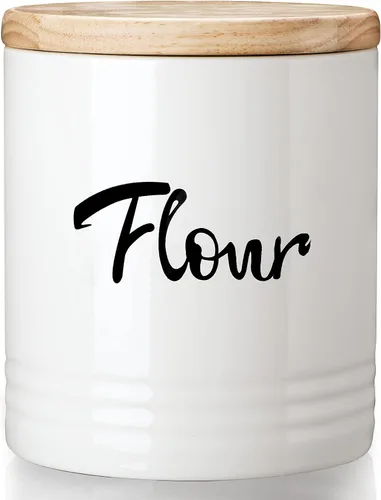 Vista 8 de LEETOYI Contenedores de almacenamiento de alimentos de porcelana con tapa, diseño de tamaño pequeño y ahorra espacio, 4.5 pulgadas, color blanco