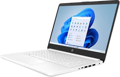 Vista 4 de HP Nueva portátil ligera HD de 14" para estudiantes y negocios, procesador Intel Quad-Core N4120, 8 GB de RAM, 192 GB