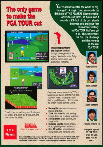 Vista 2 de PGA Tour Golf - Sega Genesis