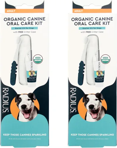 Vista 10 de RADIUS USDA Organic Dental Solutions - Kit de 2 unidades para cachorros, incluye 1 cepillo de dientes para perros y 1 pasta de dientes de 0.8 onzas