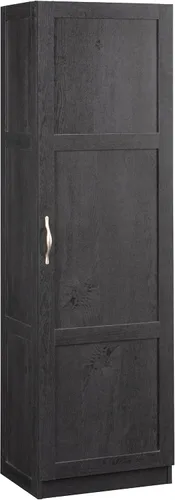 Vista 8 de Sauder - Gabinete de almacenamiento alto variado, despensa de cocina, puerta única con estantes ajustables, acabado en color blanco