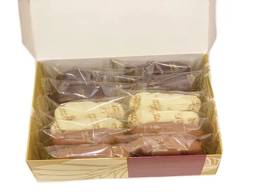Vista 3 de Surtido de chocolate sumergido MACADAMIA SHORTBREAD - 10oz (283g)