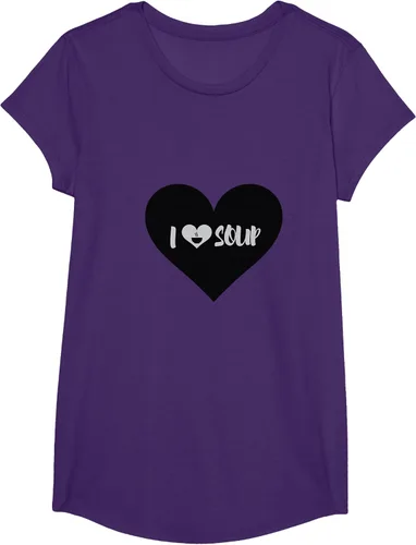 Vista 52 de I Love Soup - Camiseta de regalo con forma de corazón, Blanco, S Asfalto