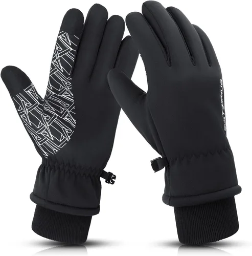 Vista 7 de Extremus Winter Gloves for Men Women, Touchscreen Running Gloves, Anti-Slip Palm Warm Gloves for Running, Cycling, Hiking & Driving, Cold Weather