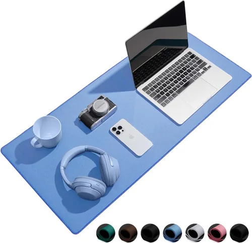 Vista 16 de Reniteco Alfombrilla de mouse grande para juegos con bordes cosidos duraderos, base de goma antideslizante, alfombrilla de mouse para teclado