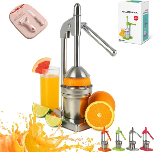 Vista 7 de Effective Cast Iron Juicer Hand Press, Heavy Duty Manual Juicer Hand Press Cast Iron, Stainless Steel Lemon Squeezer for Home and Kitchen