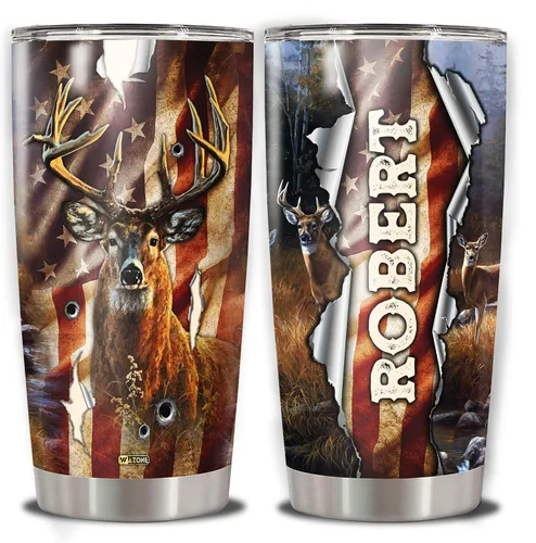 Vista 8 de WAZONE Vaso de aguacate personalizado con tapa con nombre personalizado de 20 onzas, 30 onzas, acero inoxidable, aislado, taza de viaje, linda taza