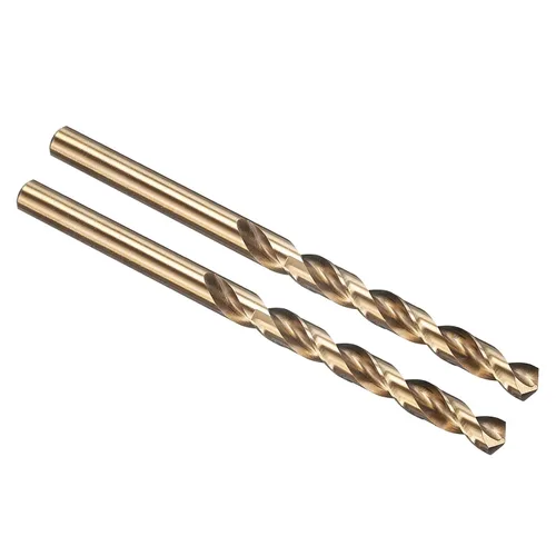 Vista 154 de PATIKIL Broca Jobber de 0.039 in, vástago recto M35 cobalto 5% acero de alta velocidad 135° acabado dorado para metal duro de acero inoxidable - 2