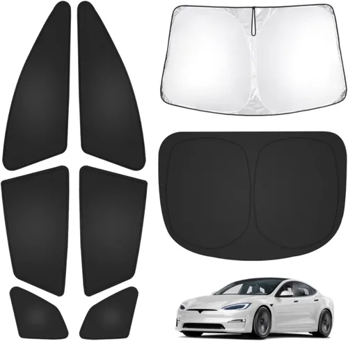 Vista 25 de T TGBROS Parasol para parabrisas para BMW X1 F48 2016 2017 2018 2019 2020 2021 2022 para ventana de automóvil, con bloqueo UV grueso y opaca