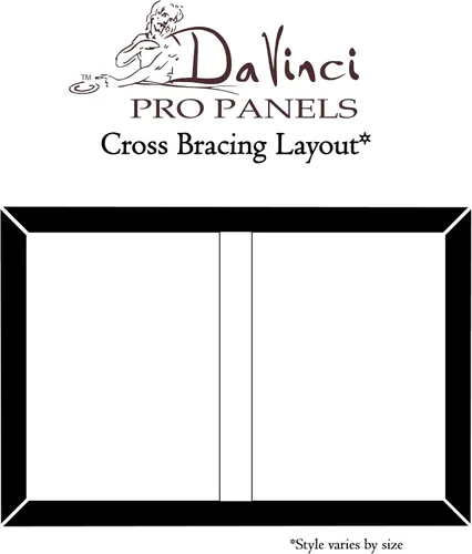 Vista 6 de Da Vinci Pro - Panel de madera de abedul de 1-5/8 pulgadas de profundidad, 12 x 24 pulgadas, 4 unidades, textura fina, resistente a la deformación