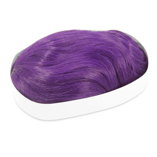 Vista 2 de EmaxDesign Pelucas de 32 pulgadas para mujer con gorra de peluca y peine (morado oscuro)