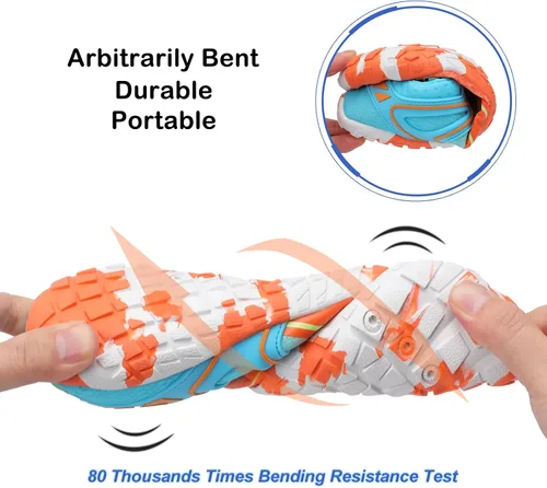 Vista 6 de Scurtain Unisex Mens Womens Athletic Hiking Water Shoes Quick Dry Barefoot Aqua Shoes Swim Shoes Beach Shoes with Drainage