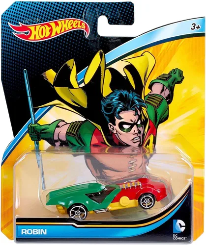Vista 3 de Hot Wheels Vehículo DC Universe Robin
