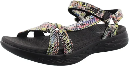 Vista 8 de Skechers Sandalia deportiva On-The-go 600-Brilliancy para mujer Negro