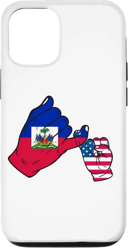 Vista 4 de iPhone XR Parent and child Haiti USA family Case