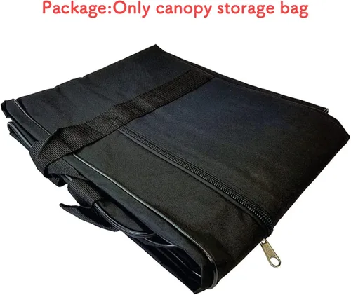 Vista 2 de Bolsa impermeable con ruedas de 11.8 x 11.8 x 63 pulgadas, bolsa enrollable de repuesto para toldo al aire libre, bolsa de almacenamiento