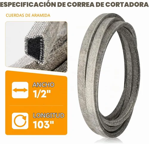 Vista 6 de AEagle Kit de reconstrucción de plataforma de cortacésped de 46 pulgadas, correa tensora de husillo 918-04636 918-04636A 918-04865 918-04865A