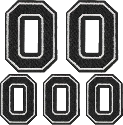 Vista 110 de Parches de letras para planchar, 5 piezas de letras individuales bordadas completas para ropa, vestido, sombrero, jeans, accesorios de bricolaje