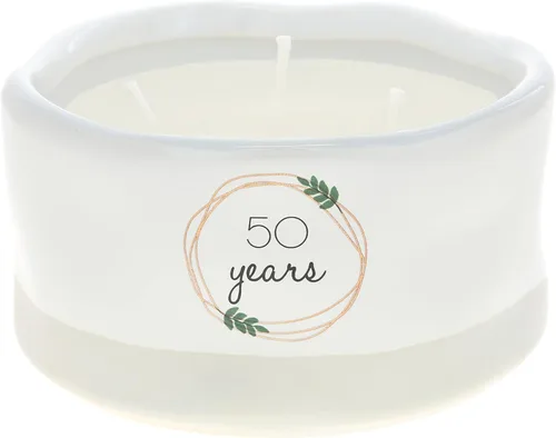 Vista 11 de Pavilion Gift Company - Happily Ever After - Vela de cera de soja natural con mensaje oculto sorpresa de 8 onzas, aroma a jazmín, 1 unidad, 4.5 x