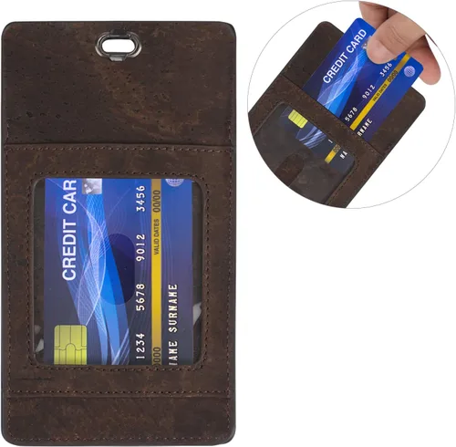 Vista 3 de Protector de bolsillo de corcho portugués prémium para hombres, protectores de bolsillo multiusos para camisas y batas de laboratorio