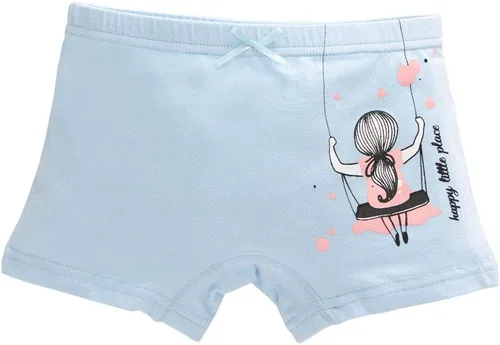Vista 5 de Core Pretty Little Girls Cotton Boy Shorts Toddler Panties Baby Princess Underwear (Pack of 4)