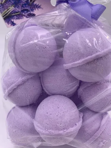 Vista 2 de 14 bombas para baño Spa Girl Fizzies con manteca de karité, ultra Hidratante (12 onzas), ideal para piel seca, todos los tipos de piel, envuelto a