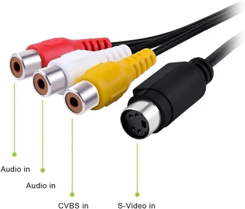 Vista 3 de Tarjeta de captura de video USB 2.0, convertidor VHS a digital, grabber de audio y video para Windows10/11, Mac, digitalizar cintas VHS, Hi8, VCR