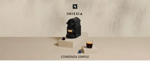 Vista 6 de Máquina de expreso Nespresso Inissia por De'Longhi con Aeroccino, Nespresso por De'Longhi, 2, Negro Espumador de leche