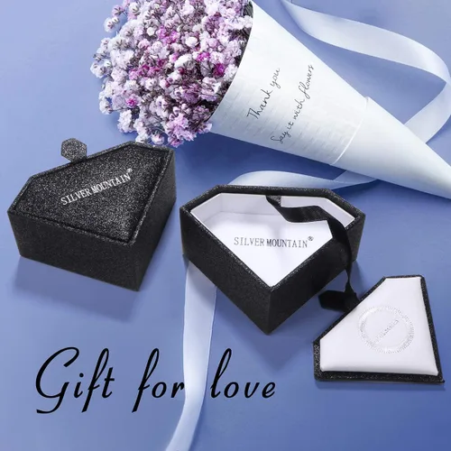 Vista 7 de DAOCHONG Collares con colgante de sol y luna de plata de ley 925 para mujer, regalos de joyería para ella