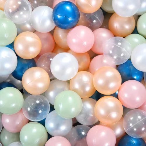 Vista 16 de STARBOLO Pelotas de Piscina de Pelotas para Niños Pequeños Paquete de 100 200 500 - Sin BPA y Ftalatos No Tóxicas A Prueba de Aplastamiento Pelotas