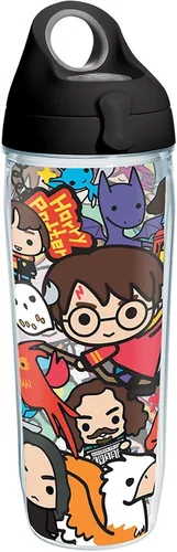 Vista 14 de Tervis Harry Potter Group Charms - Vaso con envoltura y tapa negra, taza de 16 onzas, transparente