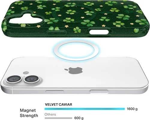 Vista 1369 de VELVET CAVIAR Funda para iPhone 15, compatible con MagSafe, probada contra caídas de 10 pies, fundas protectoras de diseño, leopardo color rosa