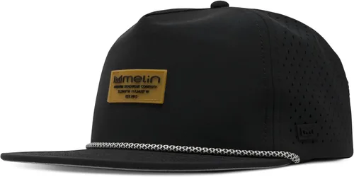 Vista 10 de melin Coronado Brick Hydro Rope Gorra, Gorras de Béisbol Resistentes al Agua para Hombres y Mujeres, Gorra para Golf, Correr o Entrenar Negro