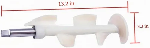 Vista 4 de Beater Rod Ice Cream Maker Fitting Scraper Auger Recambios Para Vevor Para YKF Soft Serve Machine