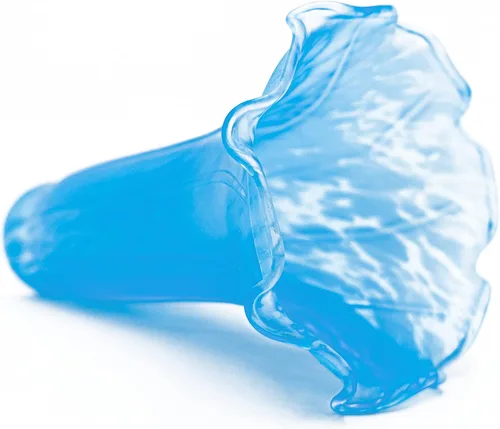 Vista 2 de Upgradelights Tiffany Estilo Decorativo Vidrio Estanque Lily Lámpara Sombra (azul)
