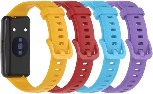 Vista 22 de Senter Correa de repuesto de goma suave de liberación rápida para reloj inteligente Huawei Band 7
