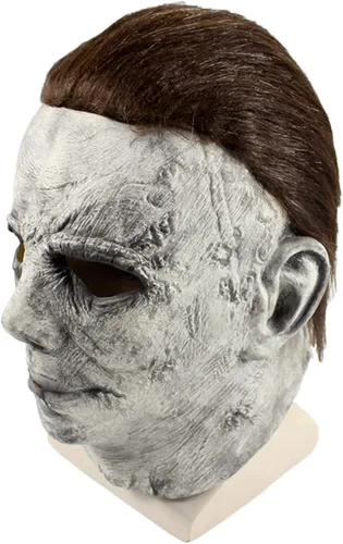 Vista 2 de DAVIKO - Máscara de Halloween para hombre, diseño de Michael Myers